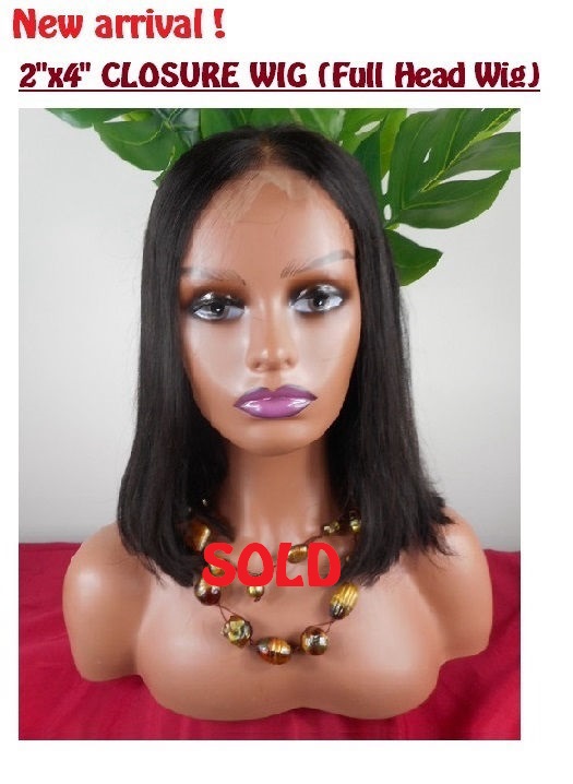 2x4 Closure wig, 12 inches