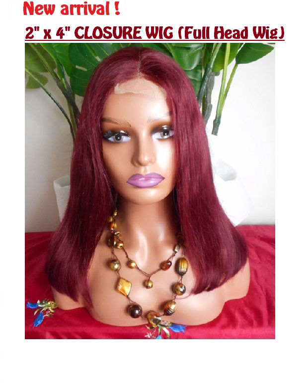 Burmese Remy Closure Wig